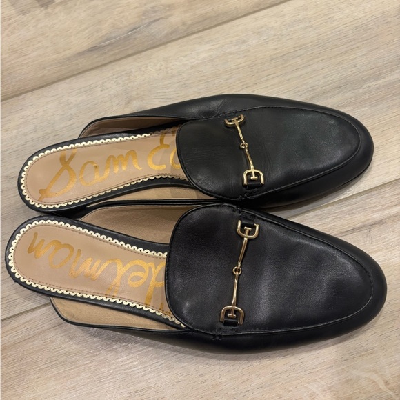 Sam Edelman Linnie Bit Mule Elegant Black Loafers - Picture 7 of 9